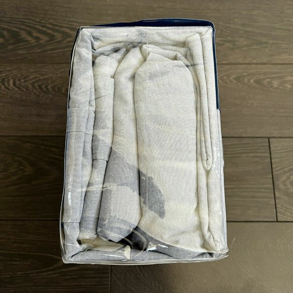 Polo Ralph Lauren FULL SIZE Sheet Set Chambray Light Blue Denim Color Bedding - Picture 3 of 11